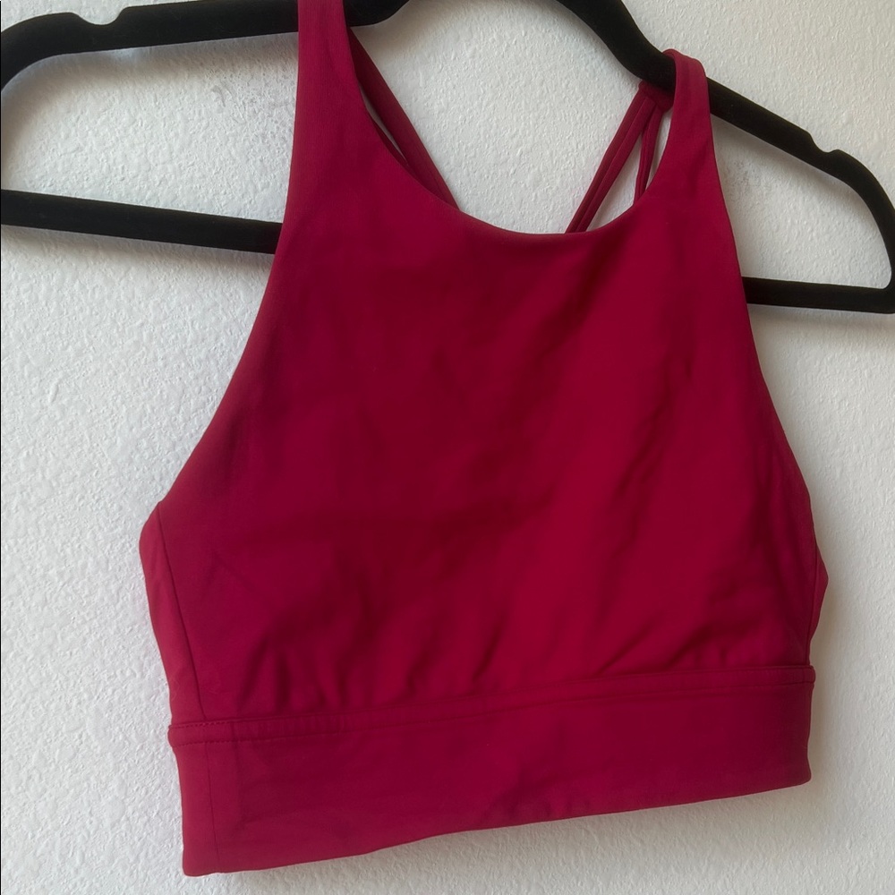 Lululemon Athletica Bold Red Sports Bra - Picture 4 of 4